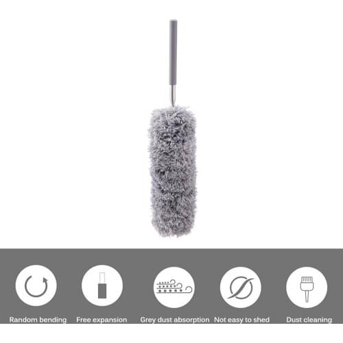 New Stretch Extend Microfiber Feather Duster Household Dusting Brush Cleaning Tools Brush Dust Cleaner Books Cleaning