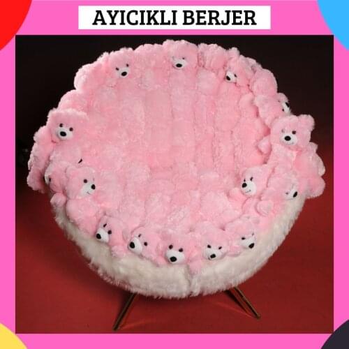 Teddy Bear Berjer, Single Seat, Farinay Furniture Turkey İstanbul