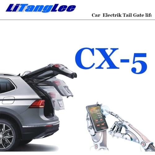 LiTangLee Car Electric Tail Gate Lift Trunk Rear Door Assist System For Mazda CX-5 2012~2020 Remote Control