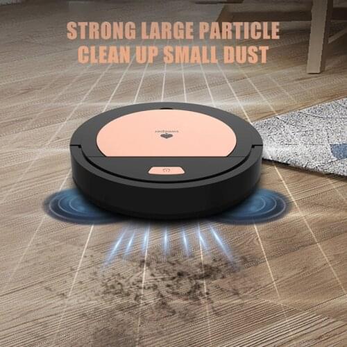 USB Rechargeable Dry And Wet Lazy Broom For Floor Sterilize Robot Smart Robot Vacuum Cleaner Home Carpet Clean Sweeping Robot