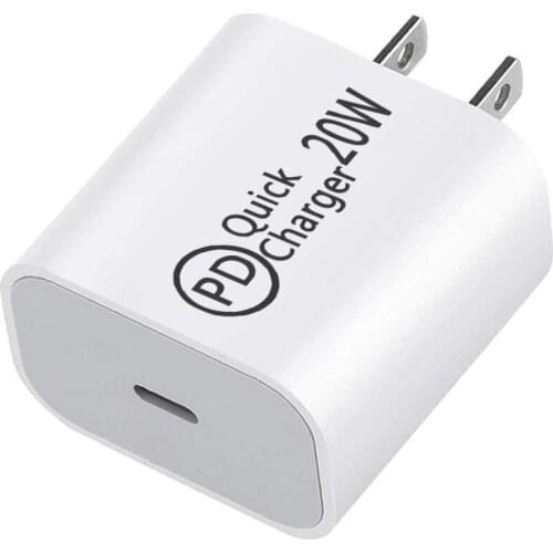 USB C Charger 20W PD Quick Charge 3.0 Fast Charging 20W EU AU UK US Adapter For iPhone 12 Pro Max 11 Samsung S21 S20 Xiaomi