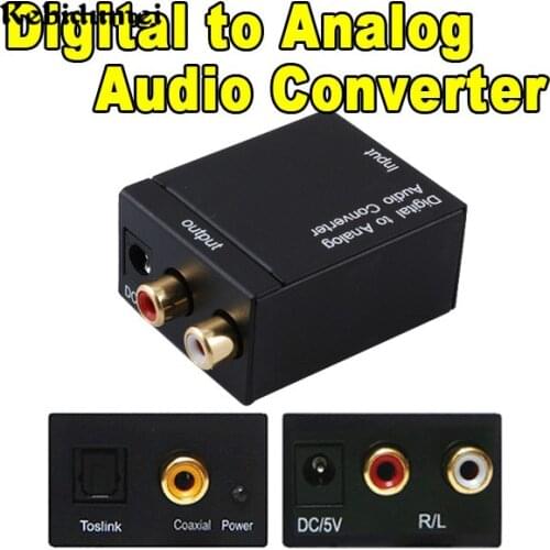 100% Kebidumei brand new and high quality kebidumei Kebidumei 1pc Digital Optical Coax Toslink to Analog Audio Converter Coaxial