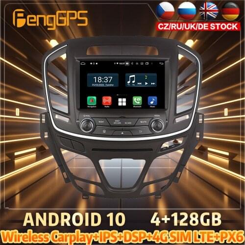 128G Android10 PX6 DSP For OPEL INSIGINA 2015 + Car DVD GPS Navigation Auto Radio Stereo Video Multifunction CarPlay HeadUnit