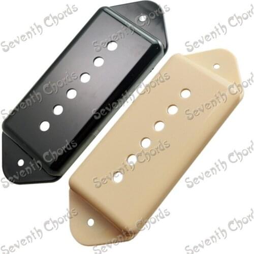 2 Pcs 6 Strings guitar Pickup Covers Lid Shelln Top For Electric Guitar String spacing 50mm and 52mm Black Cream guitar parts