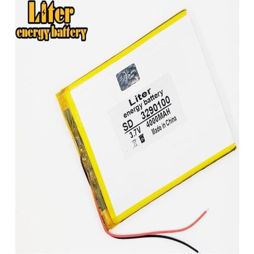 3.7V,4000mAH,3290100 PLIB polymer lithium ion / Li-ion battery for GPS,mp3,mp4,mp5,dvd,bluetooth,model toy mobile bluetooth