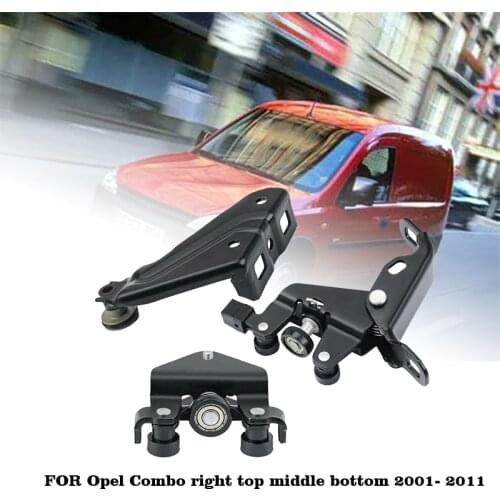 3X roller guide sliding door rollers FOR Opel Combo right top middle bottom 2001- 2011