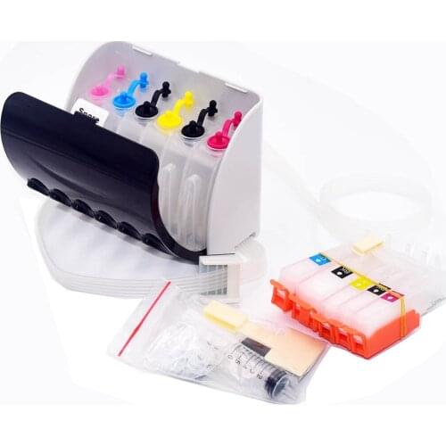 5Colors PGI-250 CLI-251 Bulk Ciss System for Canon PIXMA MG5420 MG6320 iP7220 MX722 MX922 MG5520 MG6420 Printer