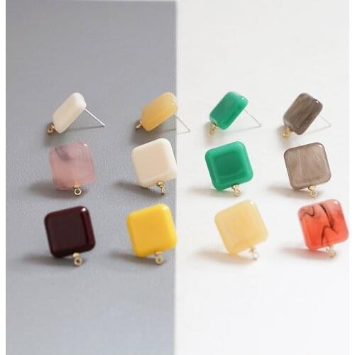 6pcs geometric round pearl stud earrings for women nails with hanging trendy Female jewelry material accessories