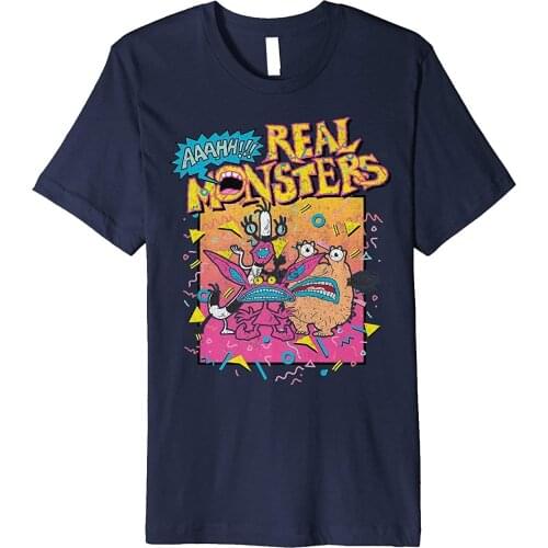 Aaahh!!! Real Monsters Classic Retro Poster Premium T-Shirt