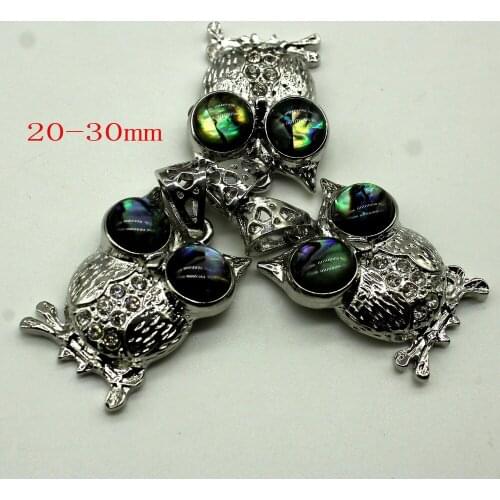 Abalone Shell Vintage Owl Necklace Pendants for Women Popular Animal Charm Jewelry Birthday Gifts