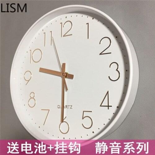 Abstract Simple Wall Clock Living Room Digital Creative Wall Clock Modern Design Creative Brief Luxuary Style Home Decoration