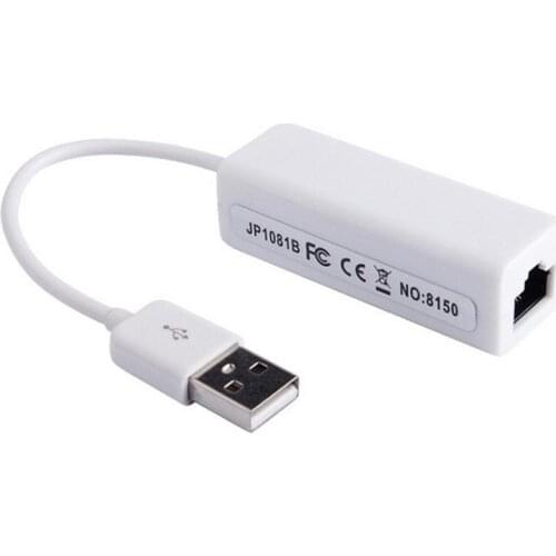 50pcs Mini USB 2.0 Ethernet adapter USB to RJ45 Lan Network Card for Windows 10/8/7/XP