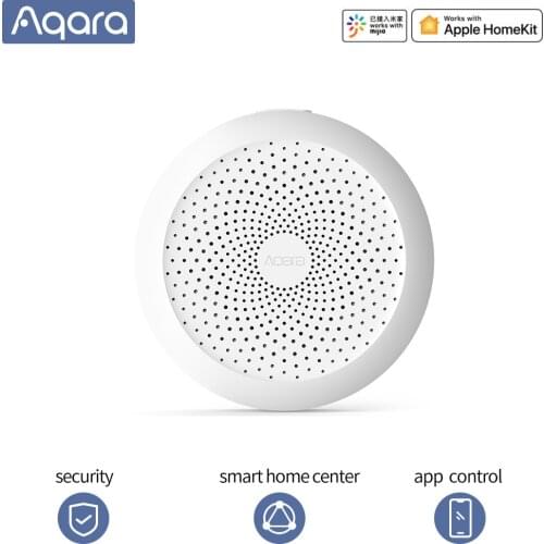 Aqara Gateway Aqara hub Smart home Mihome App WIFI Zigbee RGB Led night light For Apple Homekit Smart life Mijia mihome app