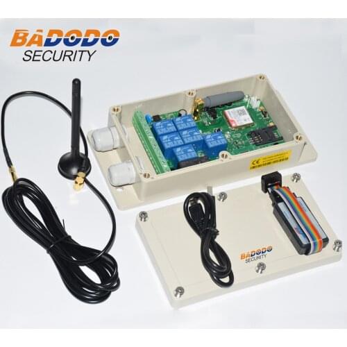 Badodo Seven relay output GSM remote controller Box (DC12V-24V Power supply) GSM Relay, Support SMS, Dial and DTMF to control