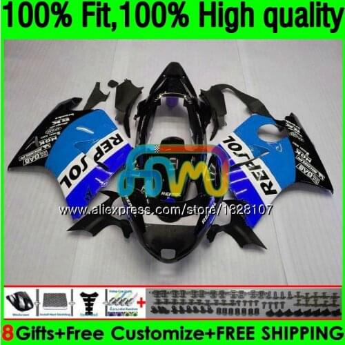 CBR1100 Blue Repsol XX For HONDA Blackbird CBR 1100XX 02 03 05 06 07 132BS.137 CBR1100XX 2002 2003 2004 2005 2006 2007 Fairings