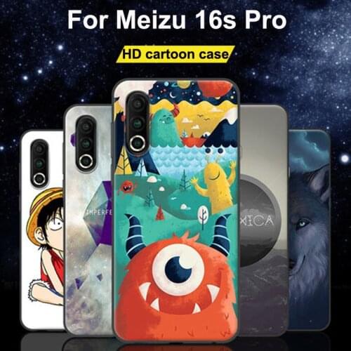 For Meizu 16S Pro M973Q Case 16 s pro Silicone Rubber Soft back Cover Meizu16S Pro 16sPro M973Q Phone Case Shockproof shell