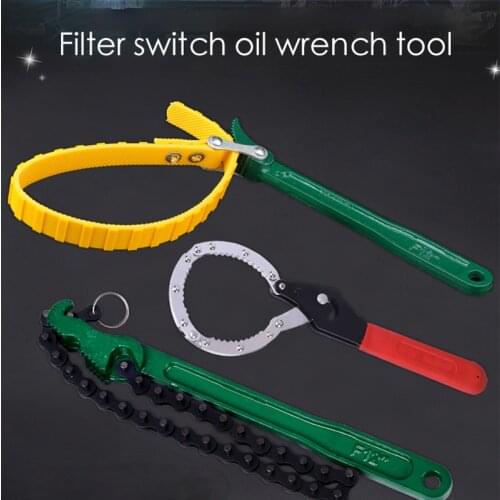 Belt Wrench Oil Filter Puller Oil Filter Wrench Strap Spanner Chain Oil Filter Cartridge Disassembly Tool