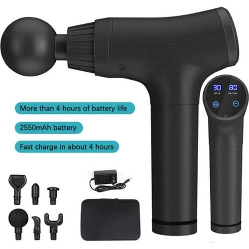 Massage Gun Fascia Gun Sport Therapy Muscle Massager Body Relaxation Pain Relief Slimming Shaping Massager With LCD Display