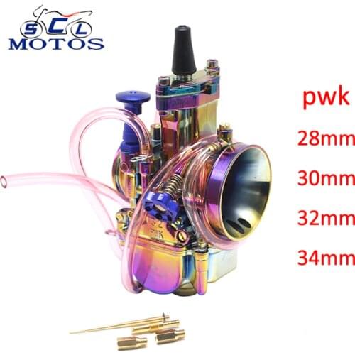 Sclmotos -21 24 26 28 30 32 34mm Keihin PWK Motorcycle Carburetor with power jet Carb Racing Scooter ATV Pit Bike 125cc 250cc