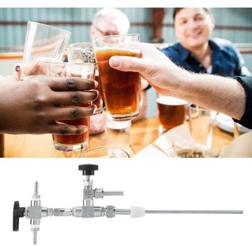 Beer Bottle Filler 304 Stainless Steel Counter Pressure Beer Bottle Filler Home Brew CO2 Beer Brewing Kit