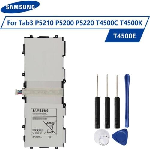 Original Samsung Battery T4500E T4500C T4500K For Samsung GALAXY Tab3 P5210 P5200 P5220 Replacement Tablet Battery 6800mAh