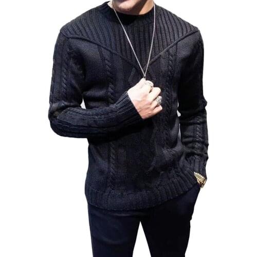 Oukaboni Men's Knitted Pullovers