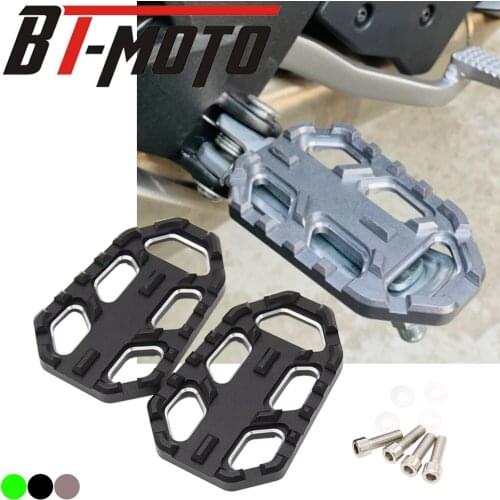 Refit Footboards Applicable Original Foot Rests Fit For Kawasaki Foot-Pegs Billet Wide Footrest Universal Footpeg Pegs Pedals