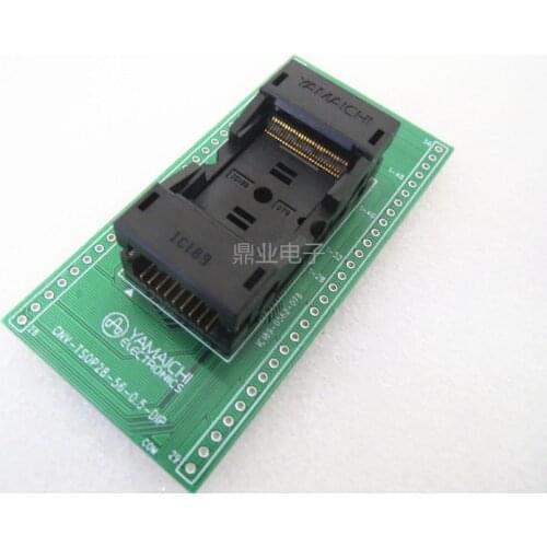 TSOP56 TSOP48 TSOP32 TSOP28 CNV-TSOP28-56-0.5-DIP BOIS IC testing seat Test Socket test bench block Aging seat spacing 0.5mm