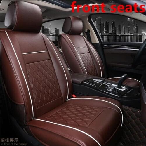 Universal Custom leather car seat cover for For Volkswagen vw passat b5 polo golf tiguan jetta touran car styling seat cushion