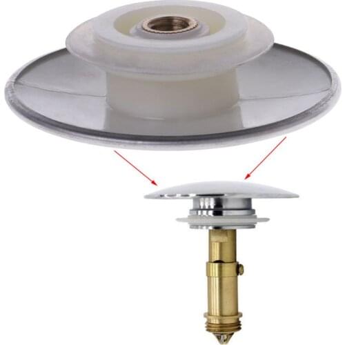 1PC Basin Bounce Button Pop-up Drain Plug Sink Water Stopper Chrome For Bathroom Kitchen