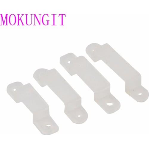 1000x8mm 10mm 12mm Silicon Clips for Fixing IP65 IP67 3528 5630 5050 LED Strip only clips