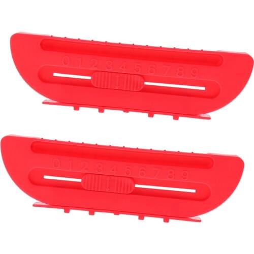 2 Pieces 2-in-1 Air Hockey Table Accessories Goal Door Ball Stopper Score Counters Scorekeeper