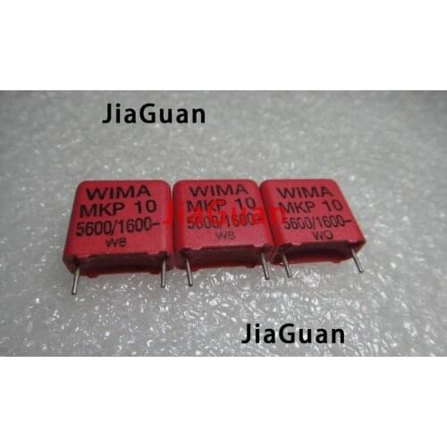20PCS RED WIMA MKP10 0.0056UF 1600V p10mm original new MKP-10 562/1600V audio 5.6nf film 562 PCM10 hot sale 5600pf
