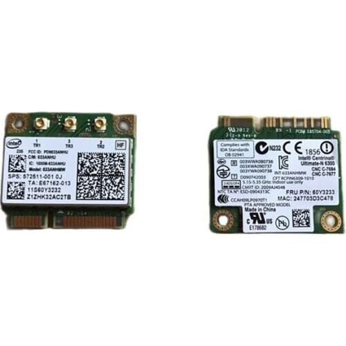 Intel Ultimate-N 6300 AGN Mini PCI-E 450Mbps Wireless WLAN Card 60Y3233 for Thinkpad X230 X230i X230T T430 T430s W530 T520 T420i