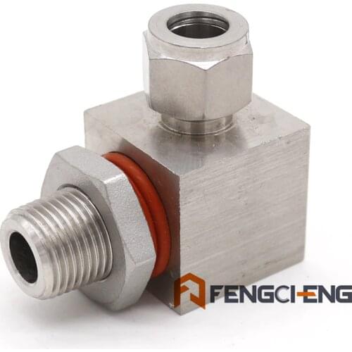 Weldless 1/2"Compression Elbow 1/2"NPT 304 Stainless Steel Homebrew Pipe Fitting Brewer Hardware