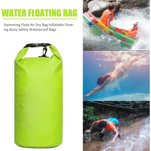 Tow Float Swimming Float Air Dry Bag Inflatable Floating Buoy Safety Waterproof Bags Safety Storage Bag for Rescue Water Sport
