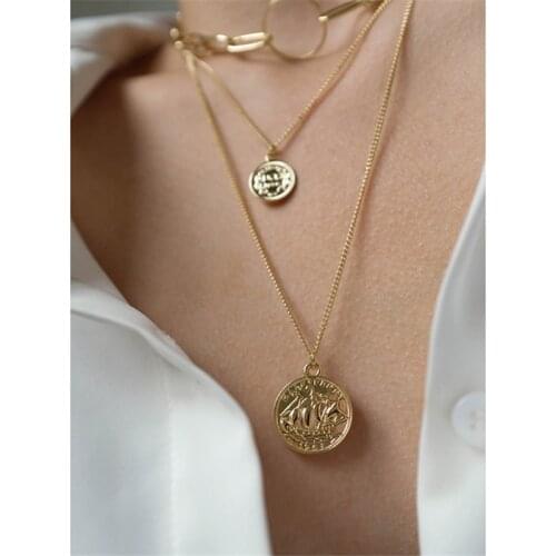 Aesthetic Necklace For Women Chains Jewelry Layered One Piece Accessories Avatar Pendant Chain On The Neck Gift To Girlfriend