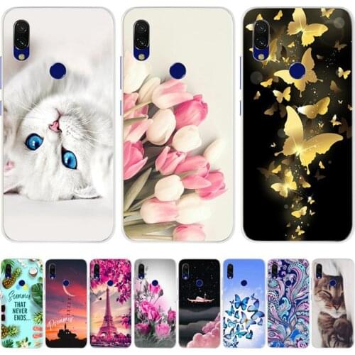 Case For Xiaomi Redmi 7 Case Redmi 7 Cover Pattern Soft Silicon Back Cover For Xiaomi Redmi 7 Redmi7 Phone Cases Coque Bumper