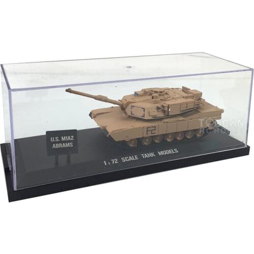 Henglong 1/72 Plastic U.S. AMRAMS M1A2 Main Battle Tank 3918 Static Model W/O RC System Indoor Toys For Boys Gift TH19356-SMT6