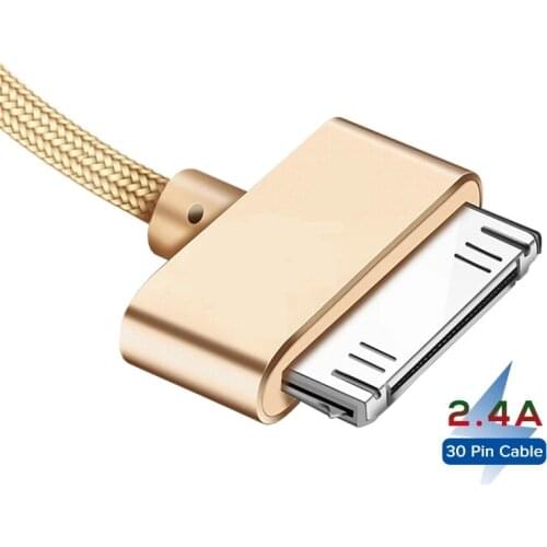 1m 2m USB Cable for iPhone 4S 4 3GS 3G Quick Charge Phone Charger Cable for iPad 1 2 3 iPod Nano iTouch 30 Pin Data Adapter Cord