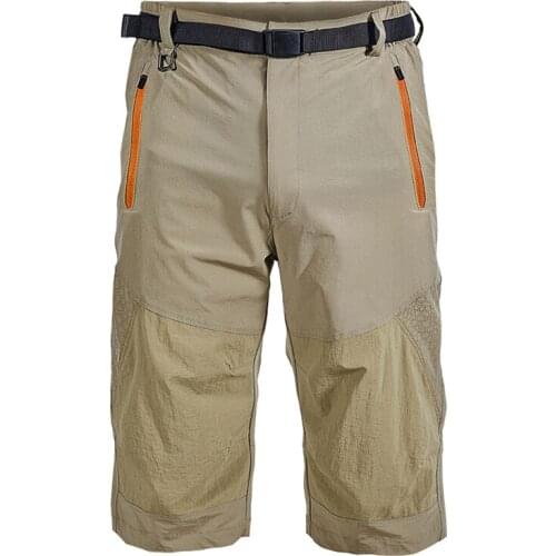 QSuper Medium Style Summer Men Pants Quick-Dry Nylon Man Sweatpants Outwear Climbing Sports Mens Pant Zipper Pocket Male Pants