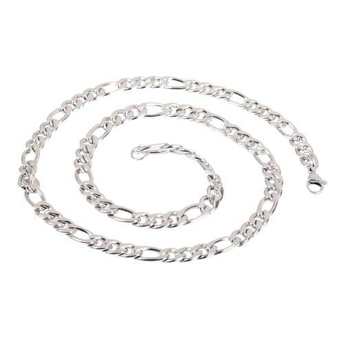 Chavin Figaro Model Flat Gray Color Steel Men Chain cy81