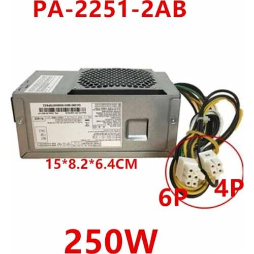New PSU For Acer 6Pin 250W Power Supply PA-2251-2AB PA-2251-2 FSP250-20TGPAA