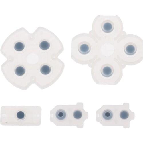 5PCS For Playstation 4 PS4 Controller Conductive Silicone Rubber Pads for Dualshock 4 JDS JDM 030 D Pad Button