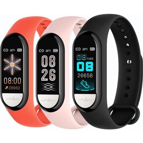 X3 Smart Bracelet Bluetooth 4.0 Fitness Tracker Smart Wristband Heart Rate Blood Pressure Sports Smartwatch Men and Women