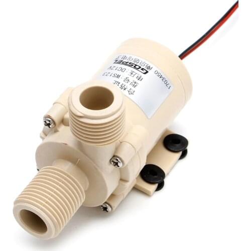 Solar Water Pump 12V DC Hot Water Pump 300mm Circulation Pompe Brushless Motor high pressure pump Food Grade pump