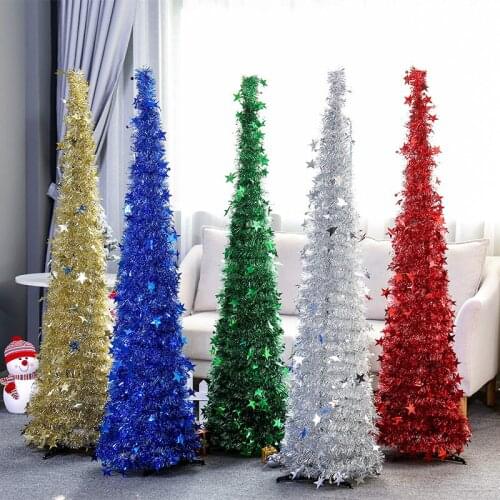 Creative supplies top Christmas tree retractable folding Christmas decoration Tree Jewelry Tree