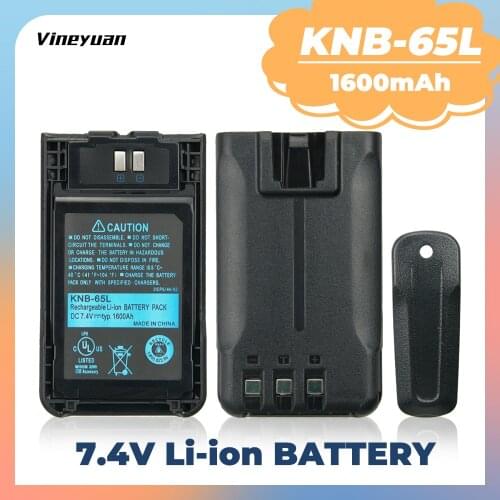 Replacement Battery KNB-63L KNB-65L for Kenwood TH-K20 TH-K20A TH-K20E Two-Way Radio