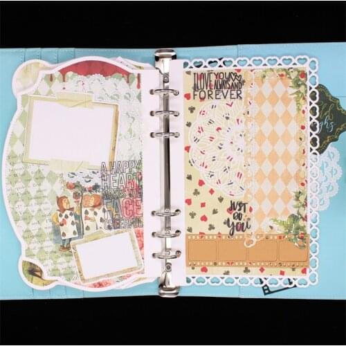 ZFPARTY Heart shape side Planner dies Metal Cutting Dies Stencils for Scrapbooking/photo album Decorative Embossing Paper Cards