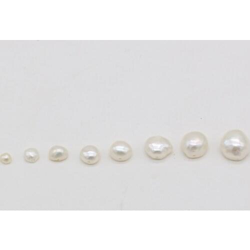 Natural Freshwater Pearl Beads Irregular White Pearls Loose Beads for Jewelry Making Necklace Bracelet Earring Accessory 20PC